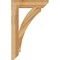 Ekena Millwork Thorton Slat Rough Sawn Bracket, Western Red Cedar, 4"W x 20"D x 32"H BKT04X20X32THR06RWR - alternate 2
